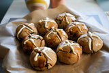 Vegan Gluten Free Hot Cross Buns - Hanna Sillitoe