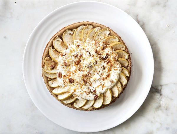 Apple & Caramel Baked Cheesecake
