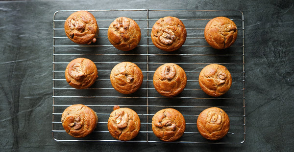 Banana and Walnut Vegan Muffins