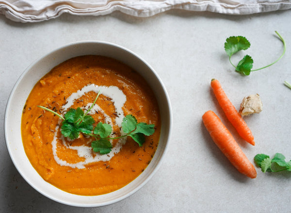 Creamy Carrot and Ginger Soup - Hanna Sillitoe