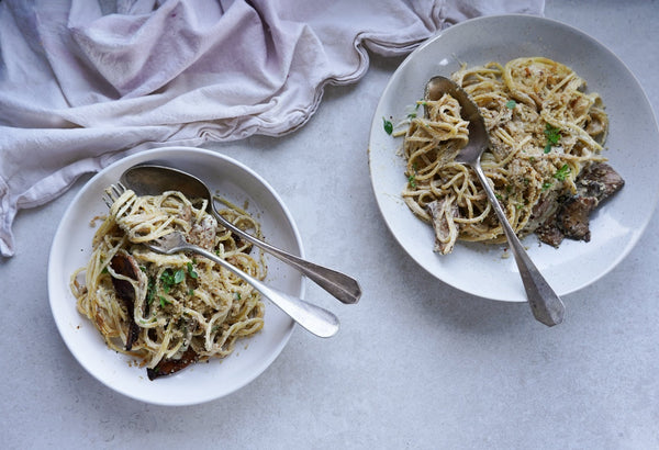 Vegan King Oyster Carbonara
