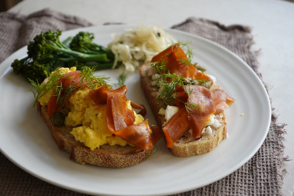 Brunch Scramble with Smoked Carrots