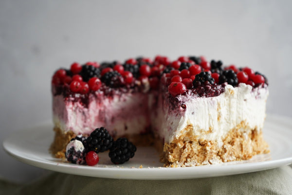 Vegan Blackberry Cheesecake