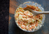 Quick and Easy Vegan Coleslaw