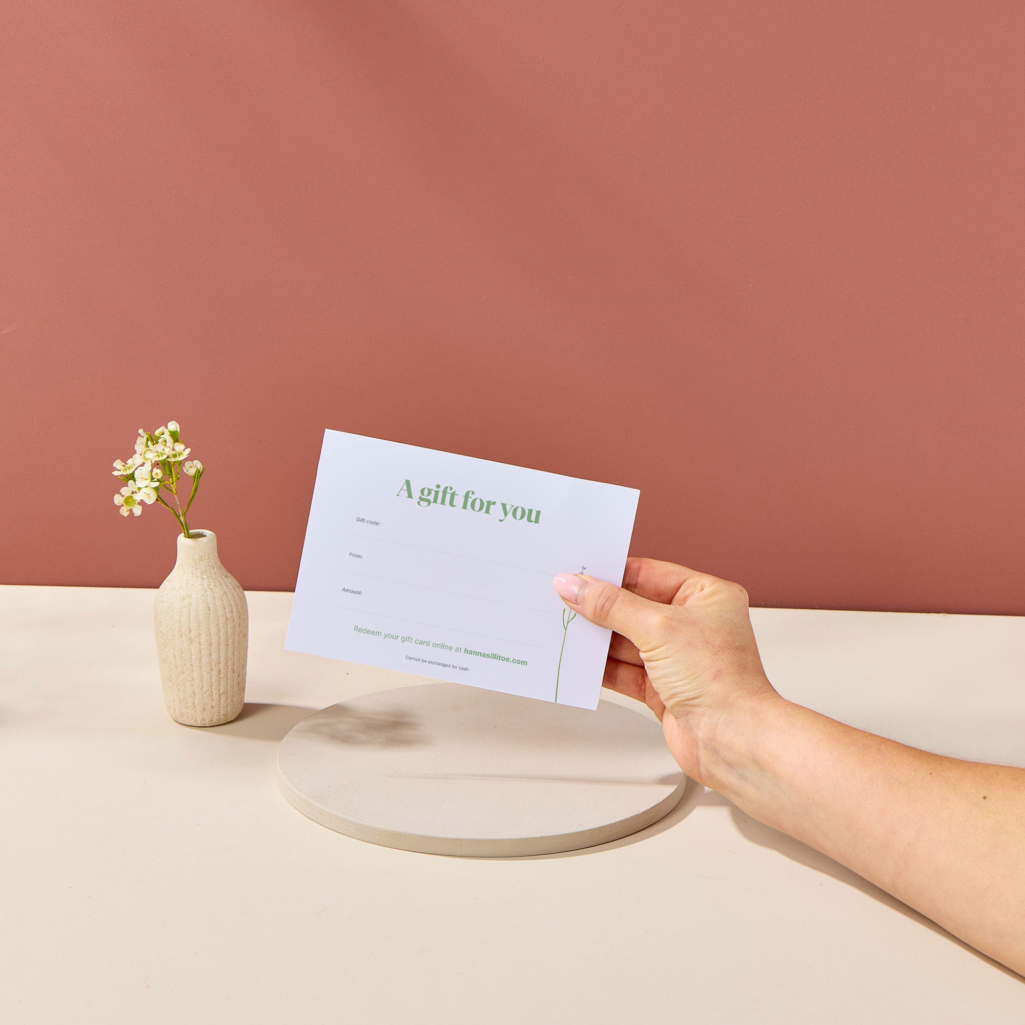 Luxury Printed Gift Card