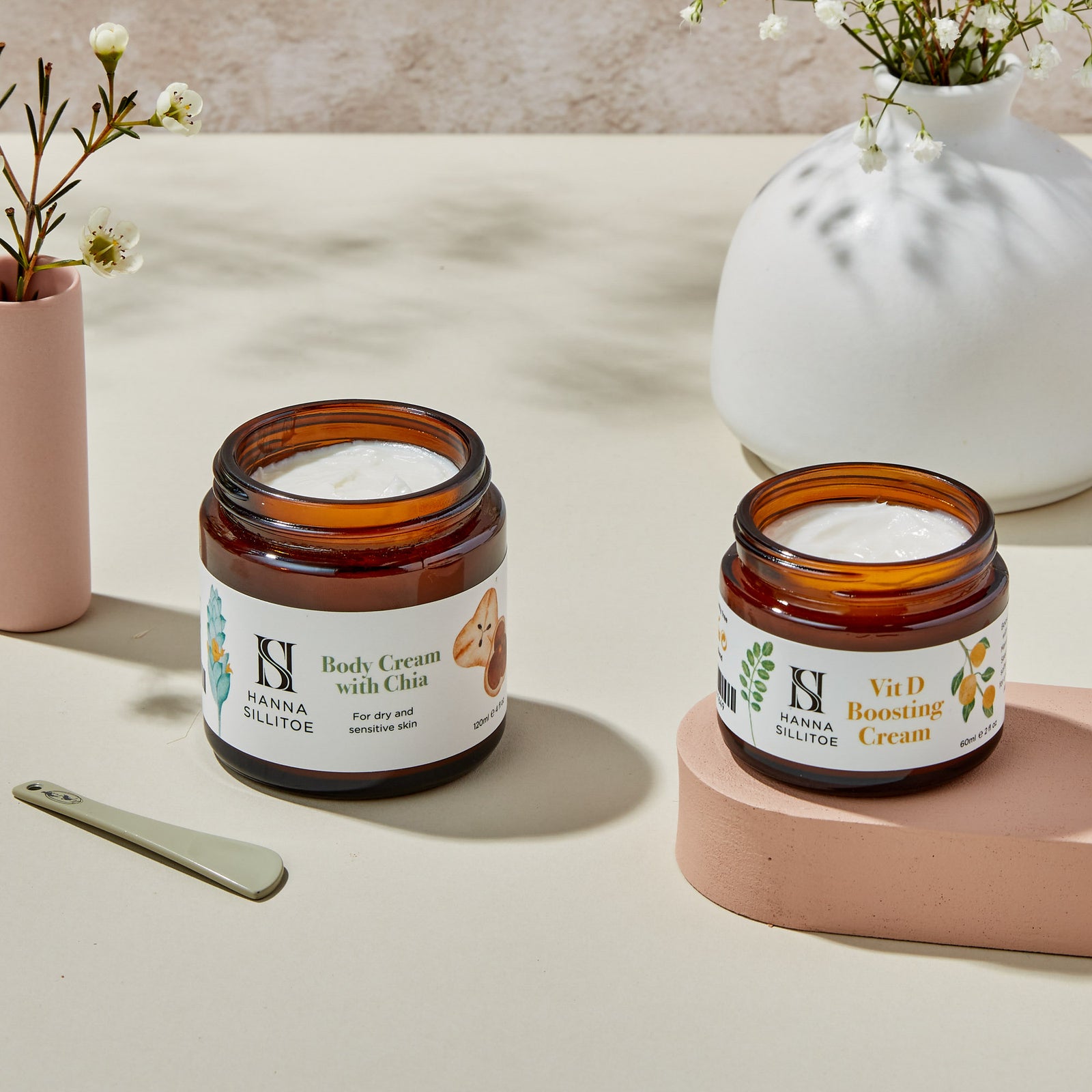 Vitamin D Face Cream Vegan Moisturiser Hanna Sillitoe